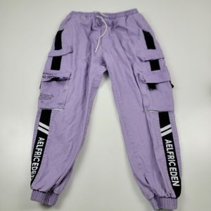 Aelfric Eden Purple Cargo Pants Street Wear Womens size Medium